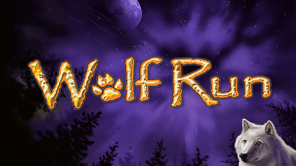 Wolf Run image with wolf, moon and game logo